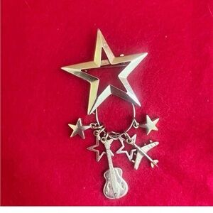 Star 6 Charm Fashion Brooch